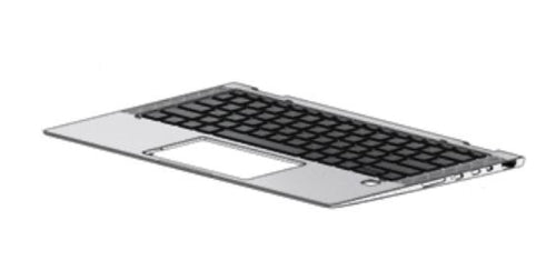 HP Ersatztastatur mit ClickPad – Hinterleuchtet, Dänisch, für EliteBook x360