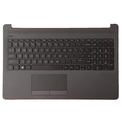 HP Ersatztastatur mit Abdeckung – QWERTY, Italienisch, Jet Black