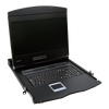 LOGILINK 19" KVM-Konsole – Monitor und Tastatur integriert