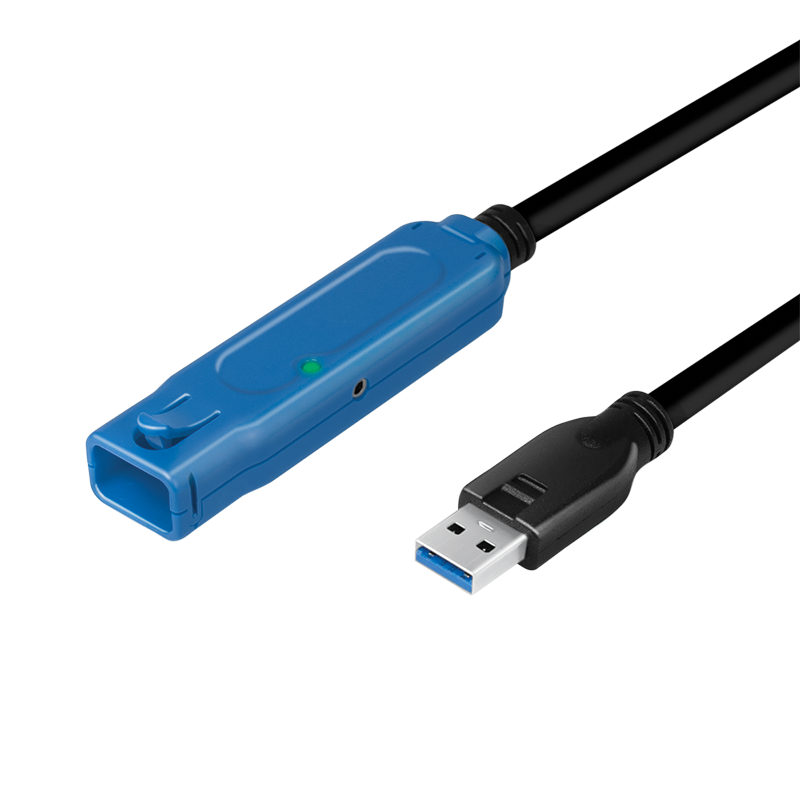 Logilink USB-Verlängerungskabel – 20 m, schnelle Datenübertragung