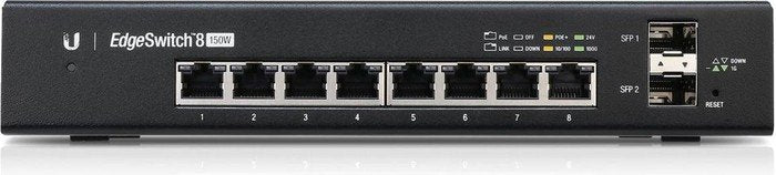 Ubiquiti EdgeSwitch – 8 Gigabit Ports, PoE+ Unterstützung