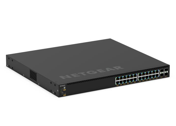 Netgear Managed Switch – 24 PoE+ Ports, 4 SFP+ für schnelles Netzwerk
