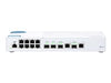 QNAP Netzwerk-Switch – 12 Anschlüsse, 10 Gigabit Ethernet