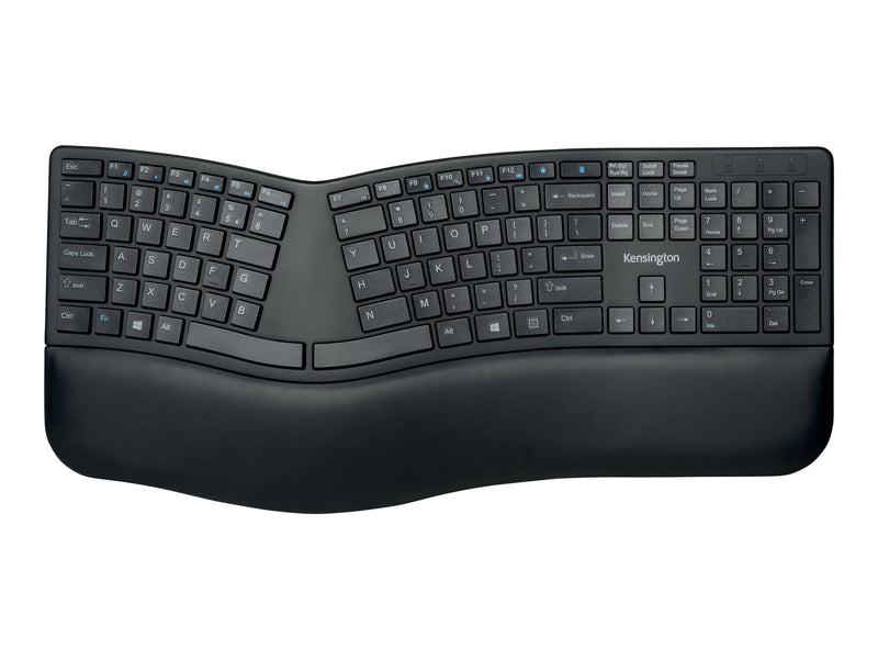 Kensington Ergonomische Tastatur – Kabellos, mit Handauflage