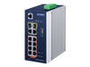 PLANET Industrial Switch – 8 PoE+ Ports, Wandmontage möglich