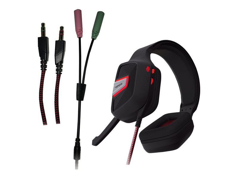 Patriot Gaming-Headset – Stereo-Sound, Ohrumschließend