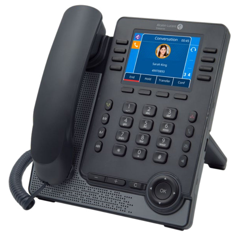 Alcatel VoIP-Telefon – Farbdisplay, Freisprecheinrichtung