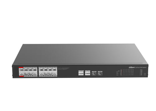 Dahua Netzwerk-Switch – 16 PoE-Ports, Gigabit Ethernet
