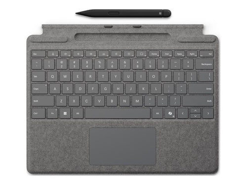 Microsoft Surface Pro Keyboard – Tastatur mit Trackpad und Stifthalter