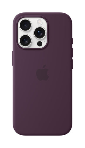 Apple Silikon Case für iPhone 16 Pro – MagSafe, pflaume