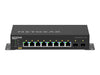 Netgear Managed Switch – 10 Anschlüsse, PoE+ Unterstützung