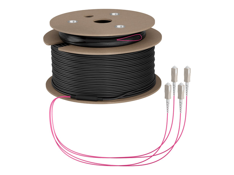 EFB Elektronik Glasfaserkabel – 110m, schnelle Datenübertragung