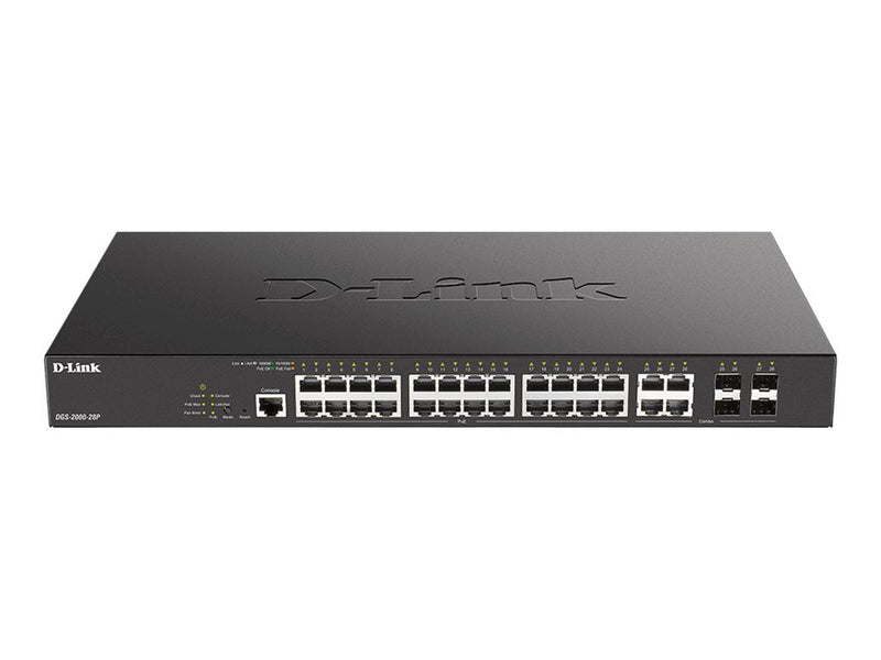 D-Link 28-Port Gigabit Switch – PoE+ für effiziente Netzwerke