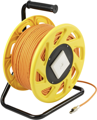 Renkforce Netzwerk-Verlängerungskabel – 50 m, Cat6a, halogenfrei