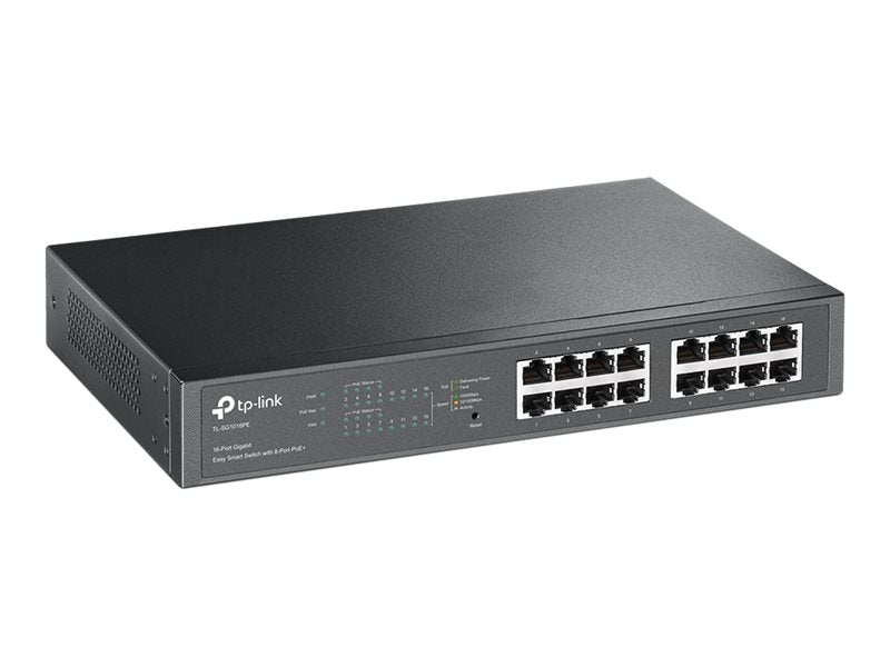 TP-Link 16-Port Gigabit Switch – 8 PoE+ Ports für einfache Netzwerkerweiterung