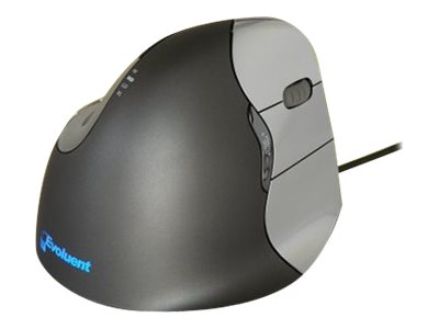EVOLUENT Vertikale Maus – Ergonomisch für Rechtshänder, 6 Tasten