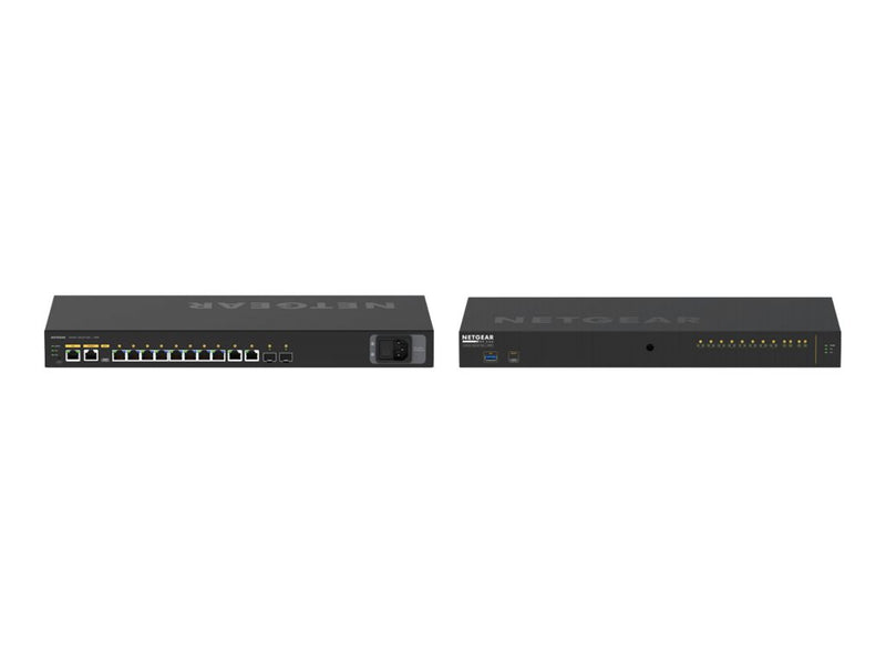 Netgear 12-Port Switch – PoE+ für Audio/Video, 10 Gigabit