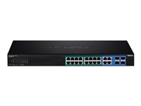 TRENDnet 16-Port Gigabit Switch – PoE+, IPv6-fähig