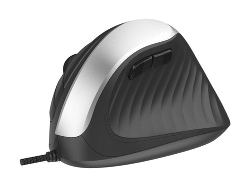 DELTACO Vertikale Maus – Ergonomisch, Leise, USB-Anschluss