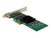 Delock Netzwerkadapter – 4x Gigabit LAN, PCIe für schnelle Verbindungen