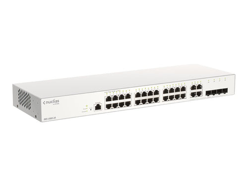 D-Link 28-Port Gigabit Switch – Cloud-Management, Rack-montierbar