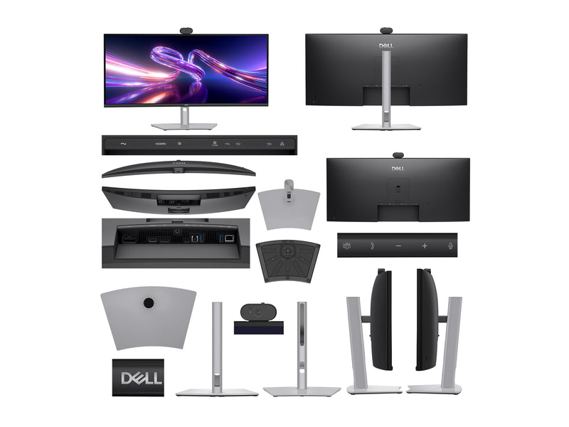 Dell Curved Monitor – 34" 2K-Display, USB-C-Hub