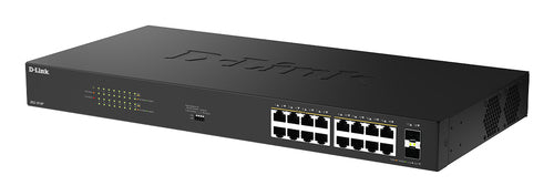 D-Link 18-Port Gigabit Switch – PoE+, Rackmontage