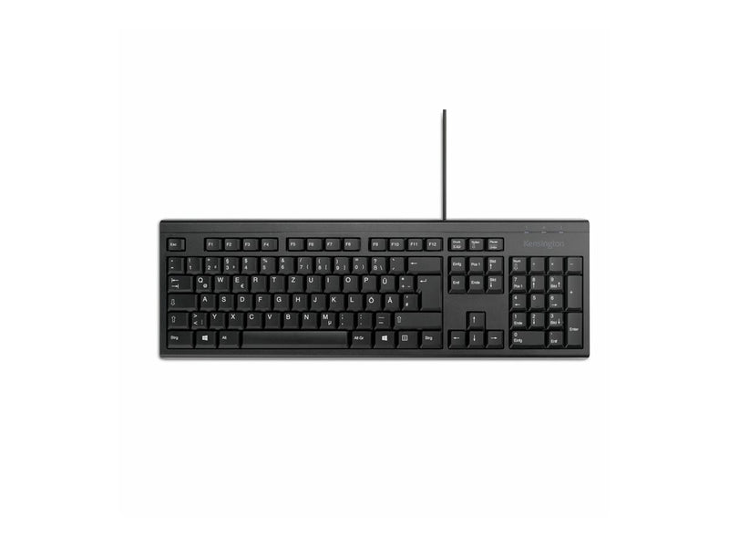 Kensington USB-Tastatur – Komfortables Tippen, DE-Layout