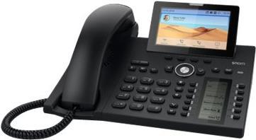 Snom Tischtelefon D385N – Großes Display, einfache Bedienung