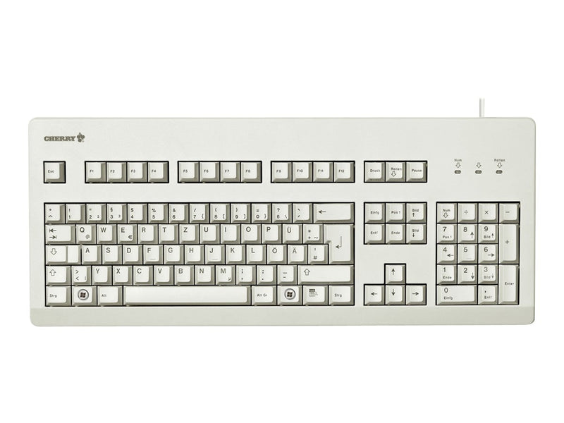 CHERRY Tastatur – PS/2 und USB, robuste Cherry MX-Technologie