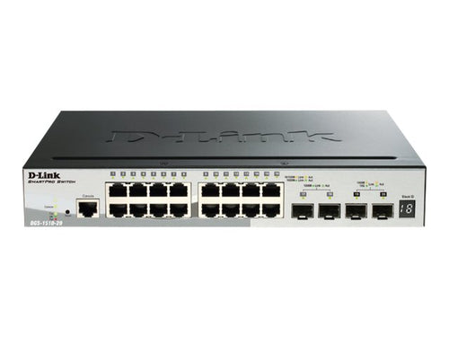 D-Link Smart Switch – 16 Gigabit-Ports, erweiterbar