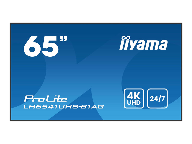Iiyama 65" 4K Display – Ideal für Digital Signage, 24/7-Betrieb