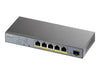 Zyxel Netzwerk-Switch – 6 Anschlüsse, PoE-Unterstützung