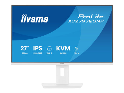 Iiyama 27" Monitor – 2K-Display, Höhenverstellbar