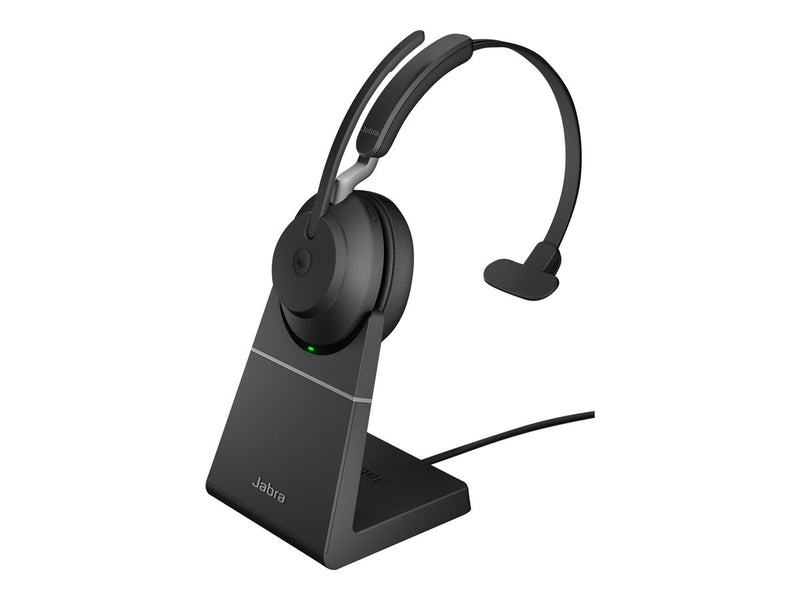 Jabra Evolve2 65 Bluetooth-Headset – kabellos, mit Ladestation
