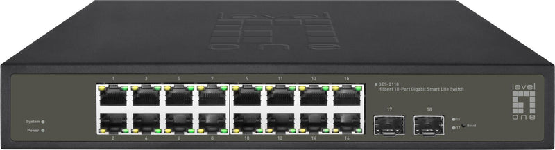 LevelOne Netzwerk-Switch – 16 Anschlüsse für schnelles Internet