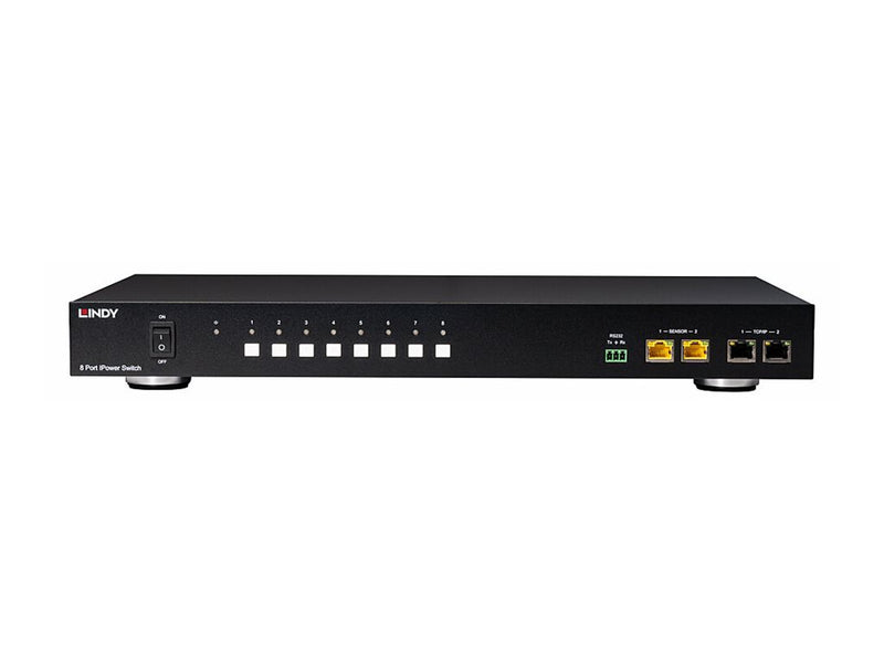 Lindy IPower Switch – 8-fach Stromverteiler, fernsteuerbar