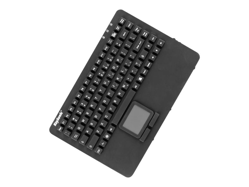 KEYSONIC Tastatur mit Touchpad – USB, robust & wasserfest
