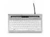 BakkerElkhuizen S-board 840 – Kompakte USB-Tastatur mit USB-Hub