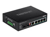 Trendnet 6-Port PoE+ Switch – Robustes Design für Industrie