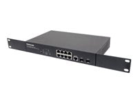 INTELLINET 8-Port Switch – Gigabit Ethernet, PoE+ Unterstützung