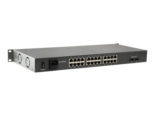 LevelOne 26-Port Netzwerk-Switch – PoE+ für effiziente Stromversorgung