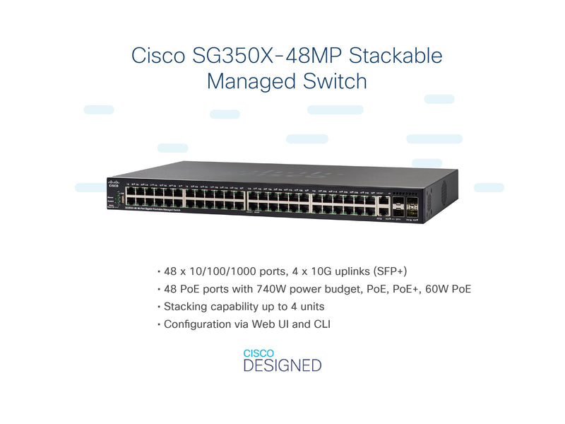Cisco Netzwerk-Switch – 48 Ports für zuverlässige Verbindung