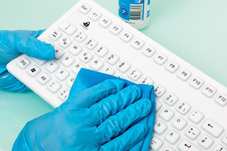 GETT Waschbare USB-Tastatur – 86 Tasten, deutsches Layout