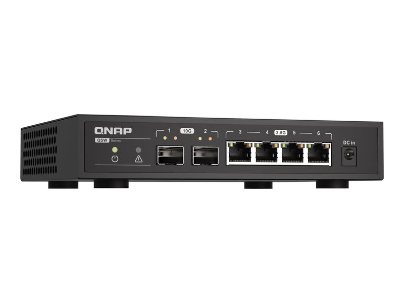 QNAP Netzwerk-Switch – 10GbE & 2,5GbE Anschlüsse, leise