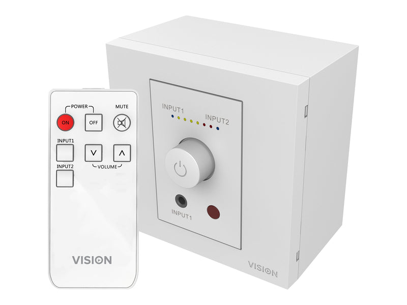 VISION Stereo-Verstärker – 50 Watt, weiß