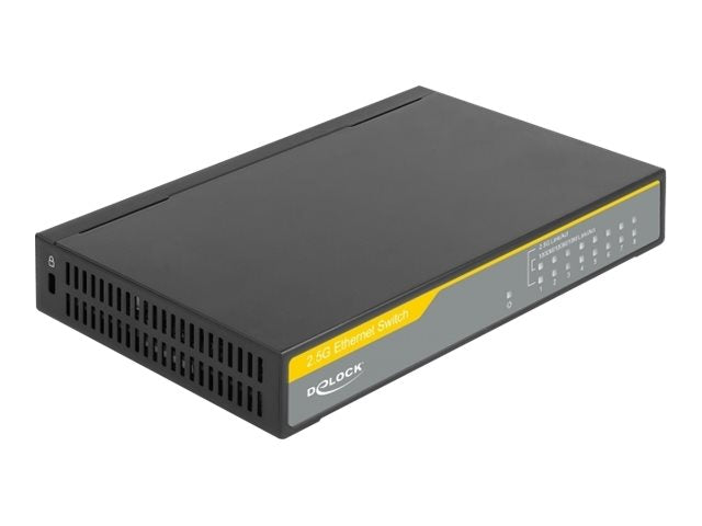 DELOCK Ethernet Switch – 8 Ports, 2,5 Gigabit Geschwindigkeit