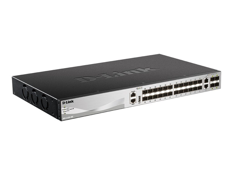 D-Link 30-Port Netzwerk-Switch – Gigabit-Geschwindigkeit, stapelbar