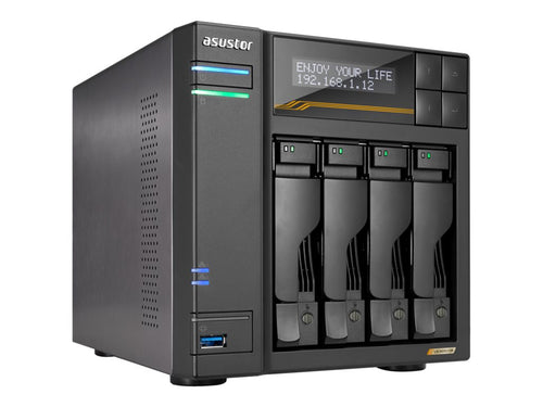 ASUSTOR NAS-System – 4 Schächte, schneller Netzwerkzugriff