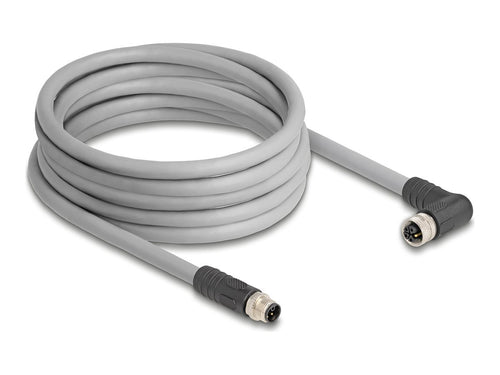 Delock M12 Kabel – 5m, robust und flexibel